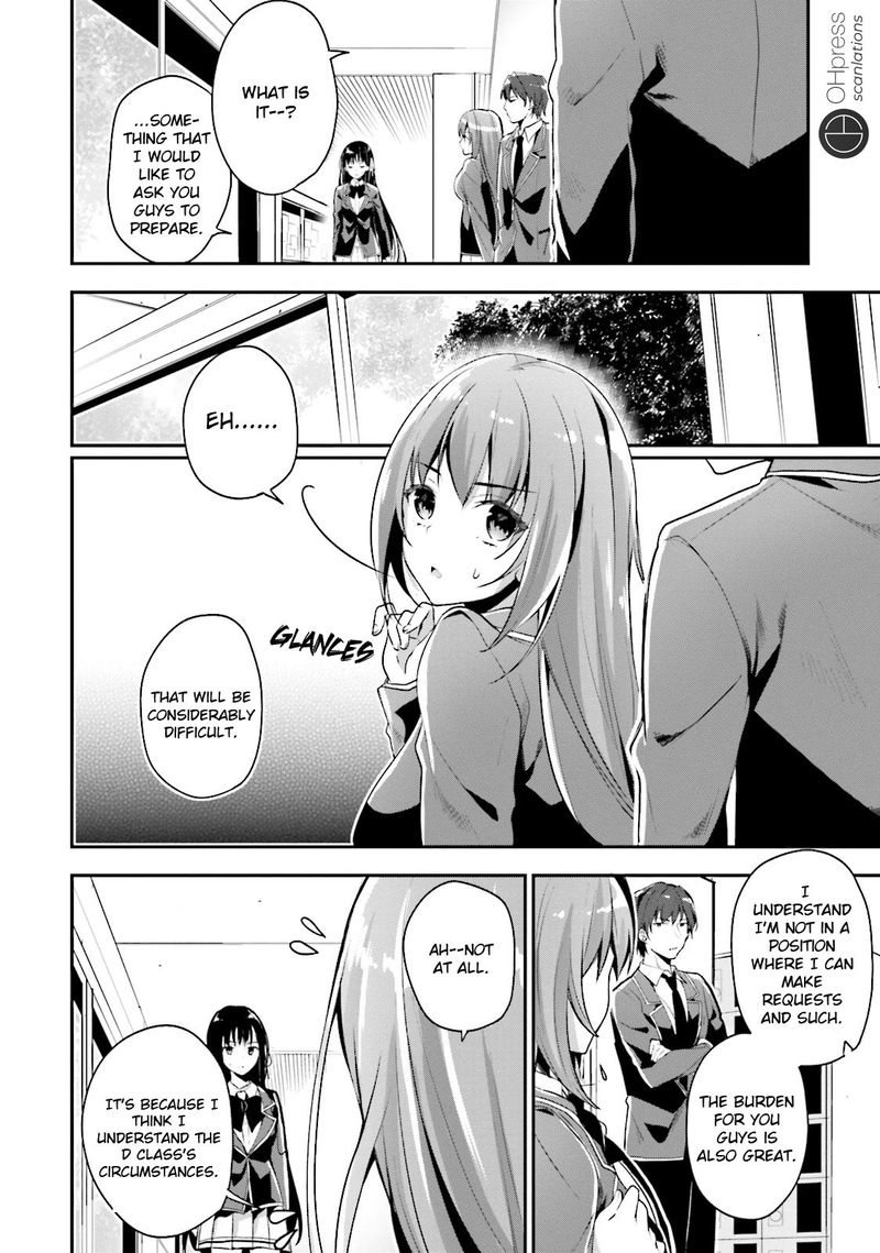 Classroom Of The Elite Chapter 14 - Page