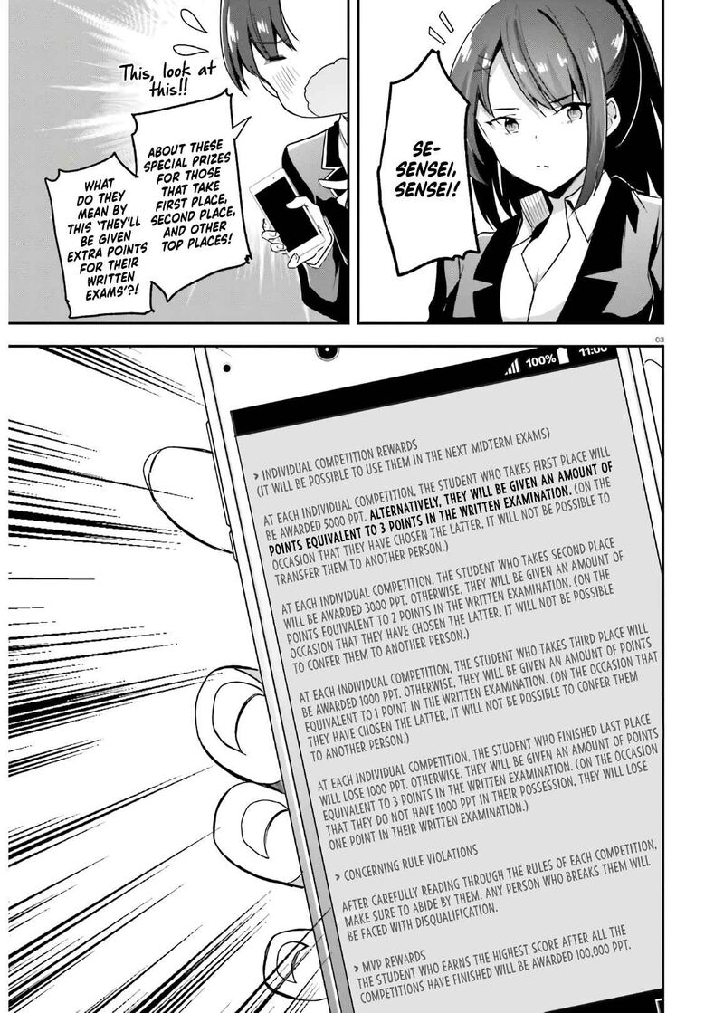 Classroom Of The Elite Chapter 57 - Page