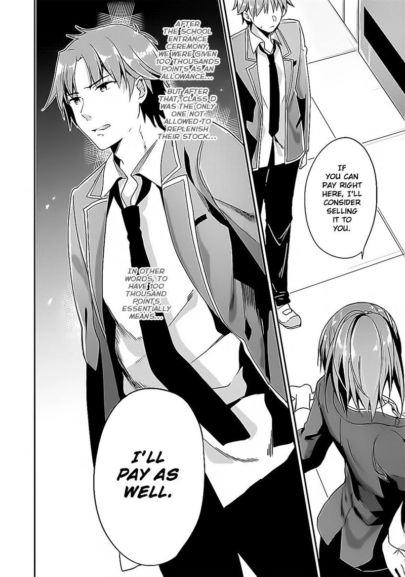 Classroom Of The Elite Chapter 8 - Page