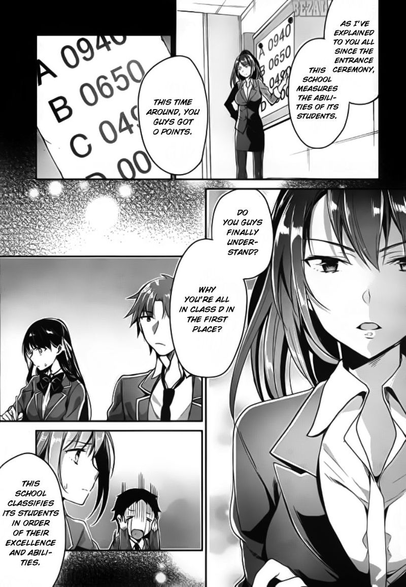 Classroom Of The Elite Chapter 5 - Page