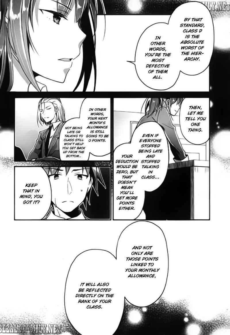 Classroom Of The Elite Chapter 5 - Page