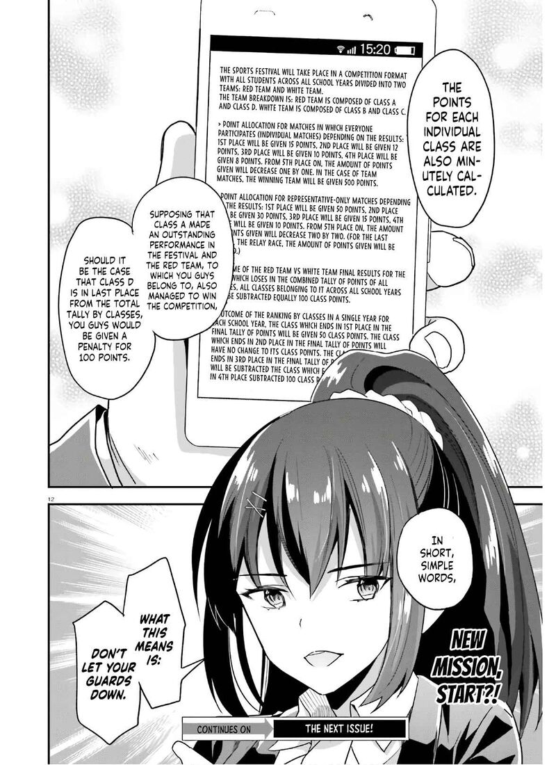 Classroom Of The Elite Chapter 56 - Page