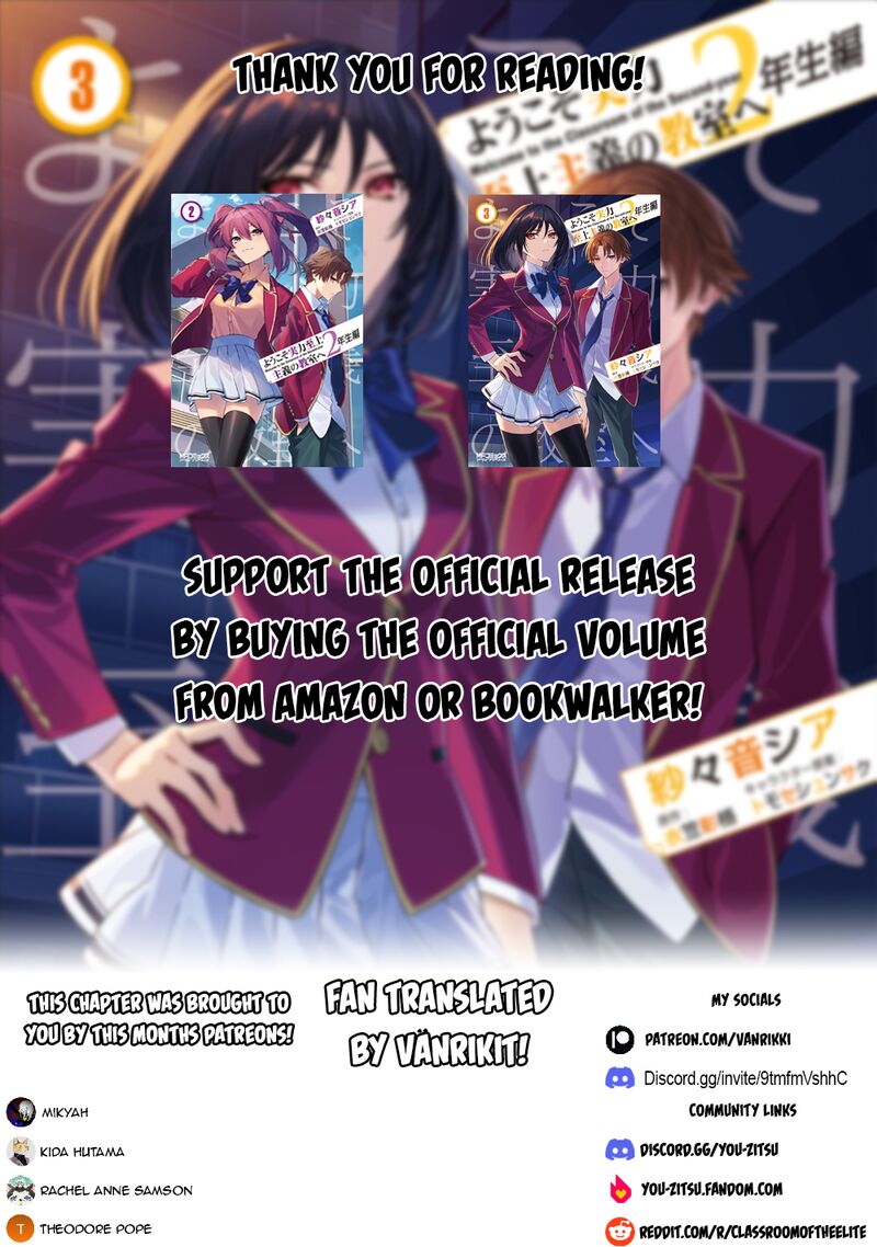 Classroom Of The Elite   2nd Year Chapter 19 - Page