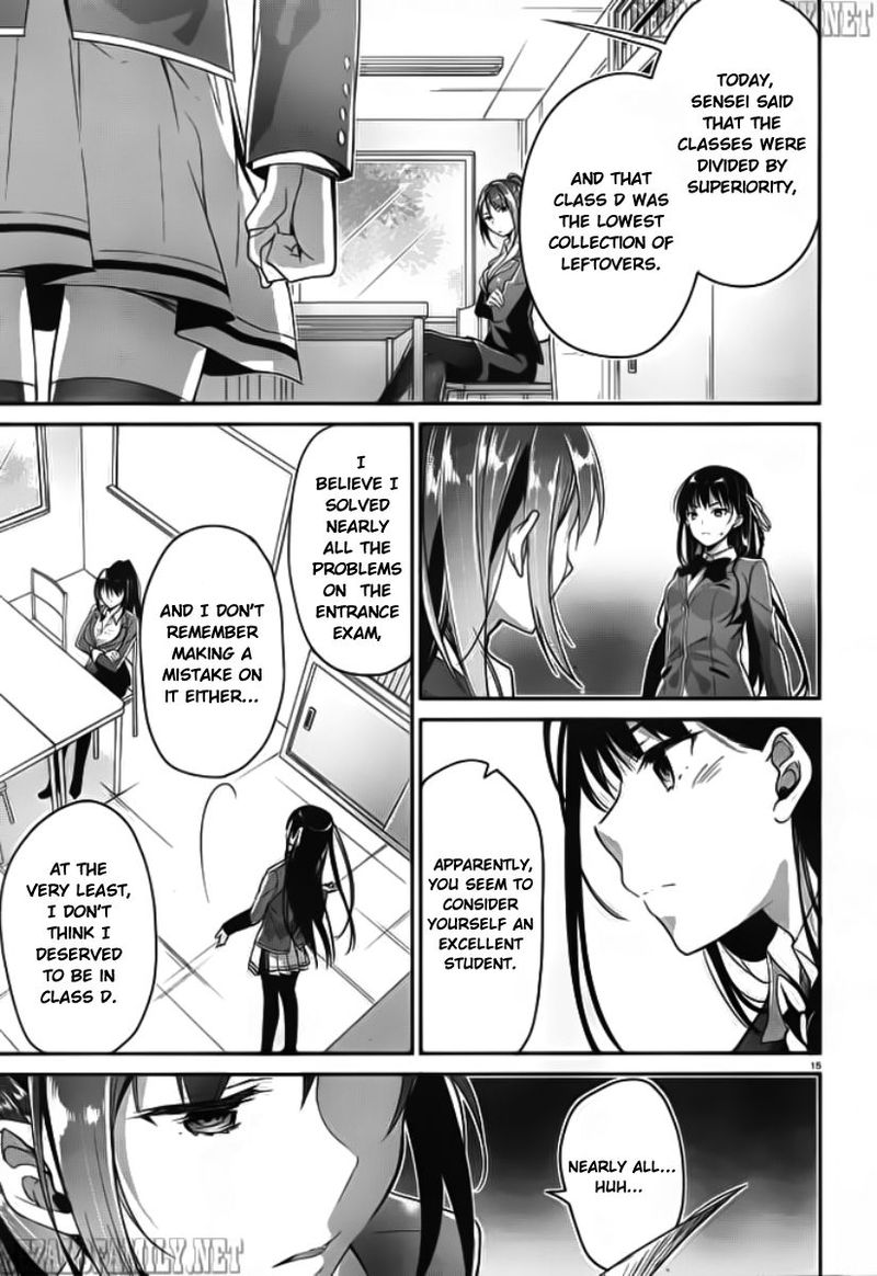 Classroom Of The Elite Chapter 5 - Page