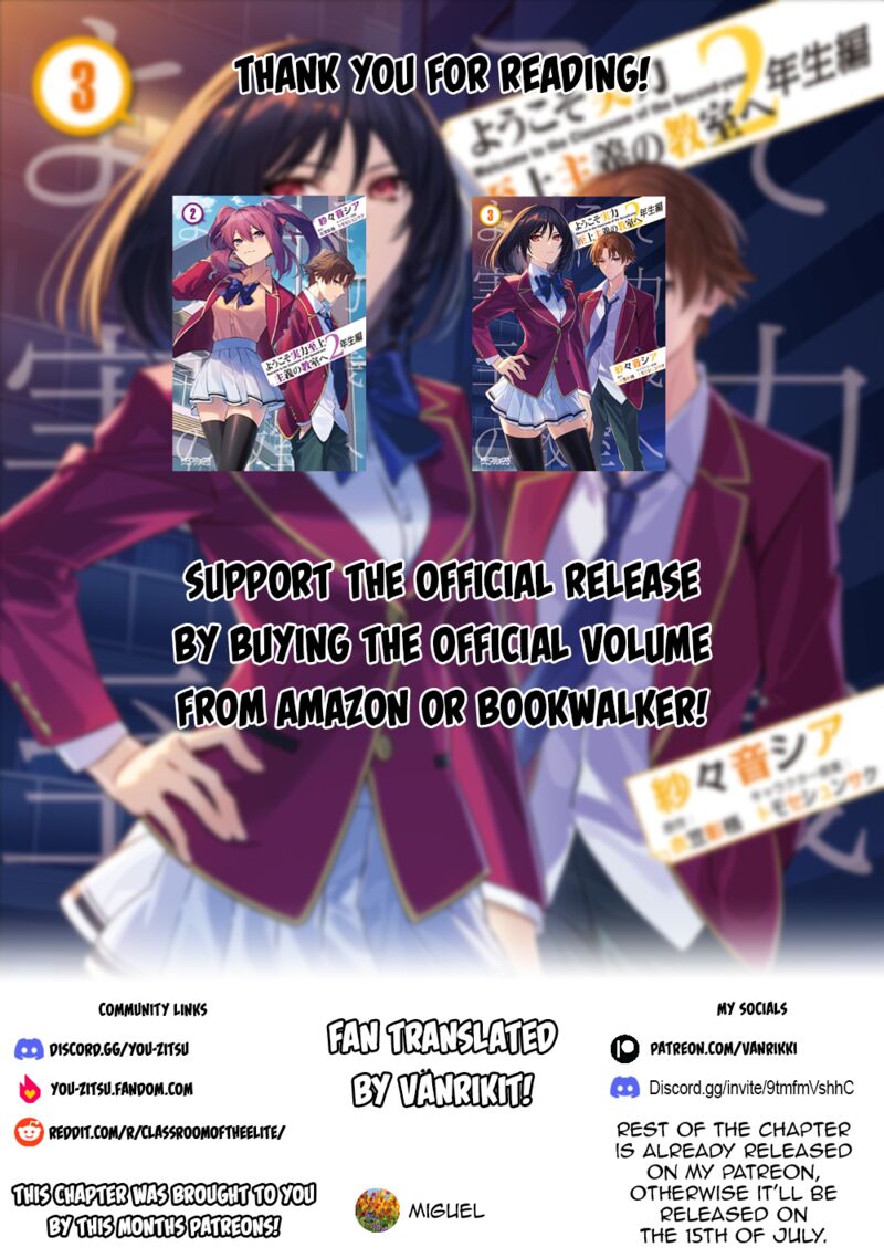 Classroom Of The Elite   2nd Year Chapter 18 - Page