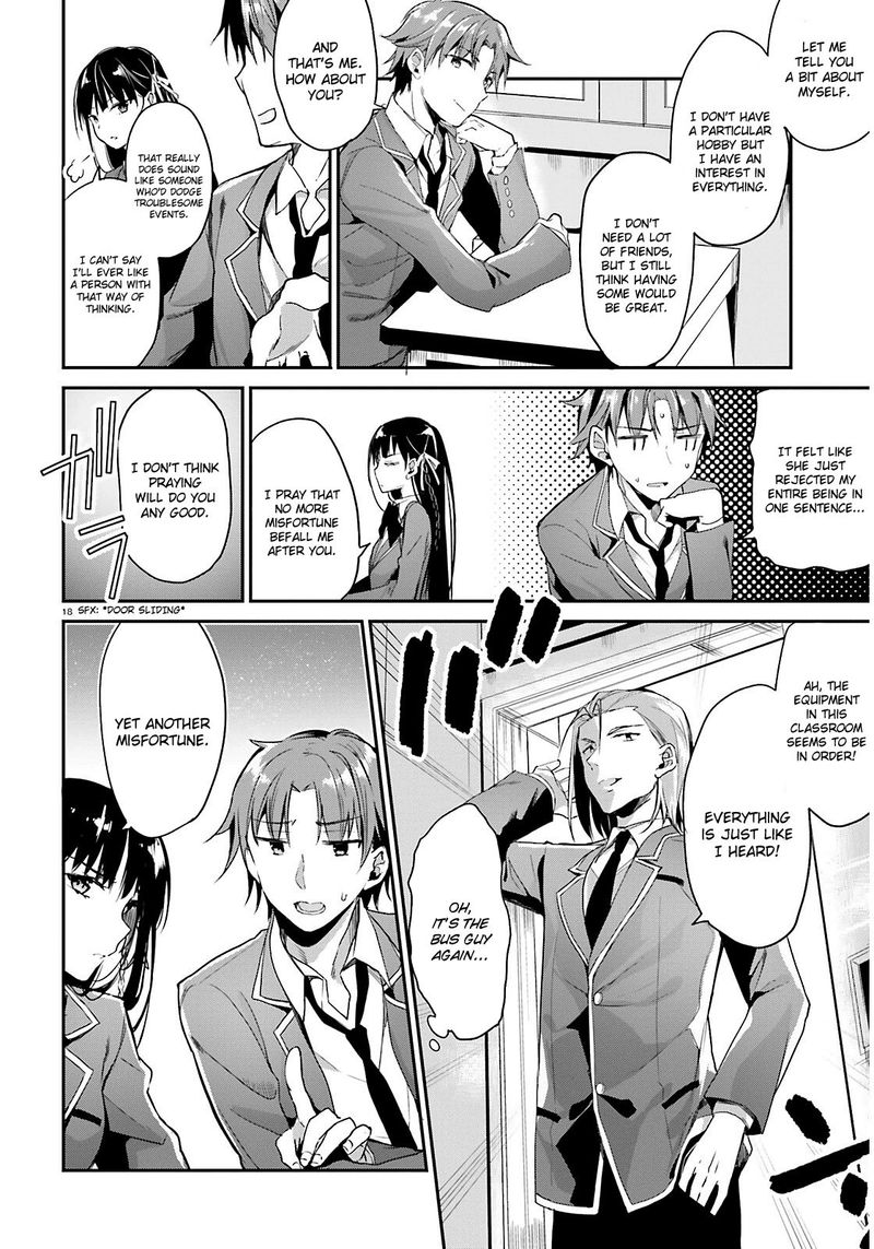 Classroom Of The Elite Chapter 1 - Page