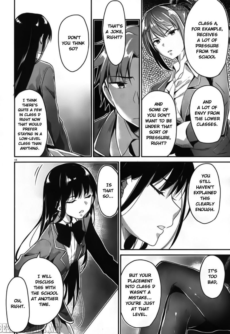 Classroom Of The Elite Chapter 5 - Page