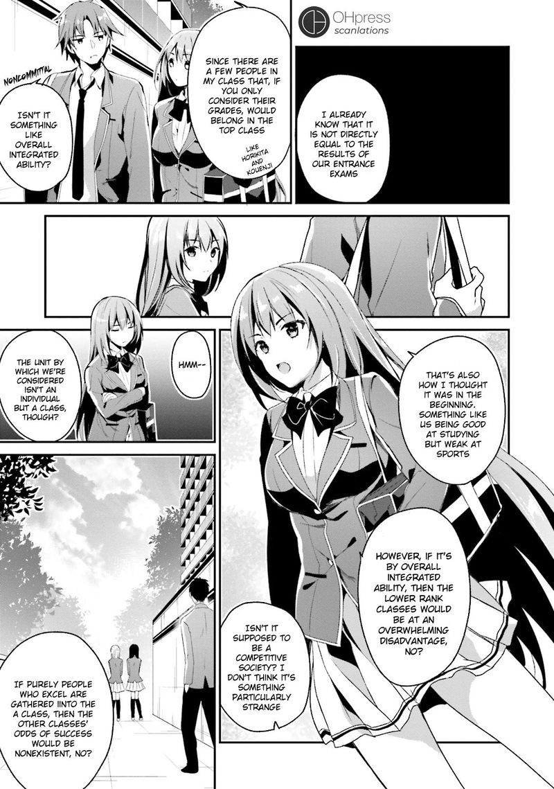 Classroom Of The Elite Chapter 11 - Page