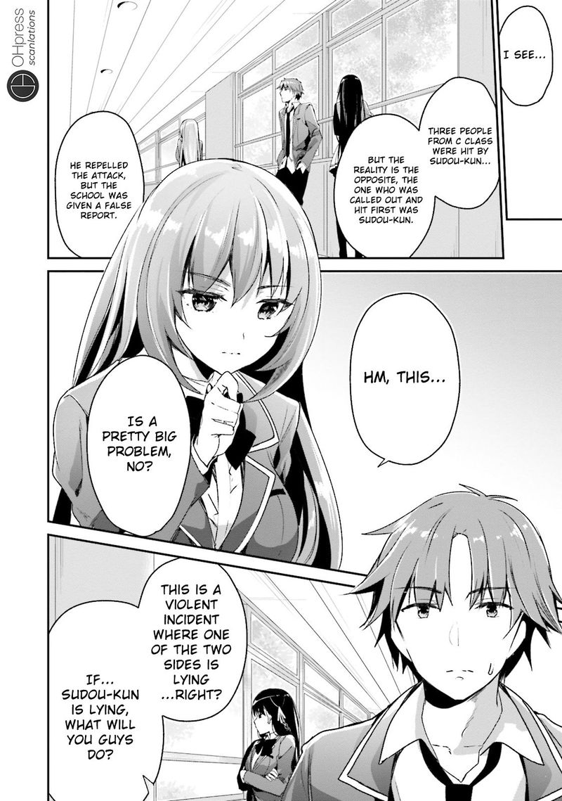 Classroom Of The Elite Chapter 10 - Page
