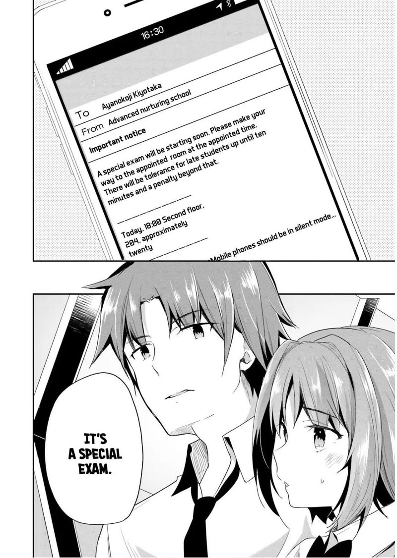 Classroom Of The Elite Chapter 28 - Page